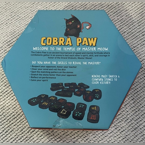 Cobra Paw Orange and Black Board Game - Picture 2 of 11